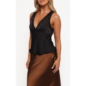 Petal & Pup Black Tank Top